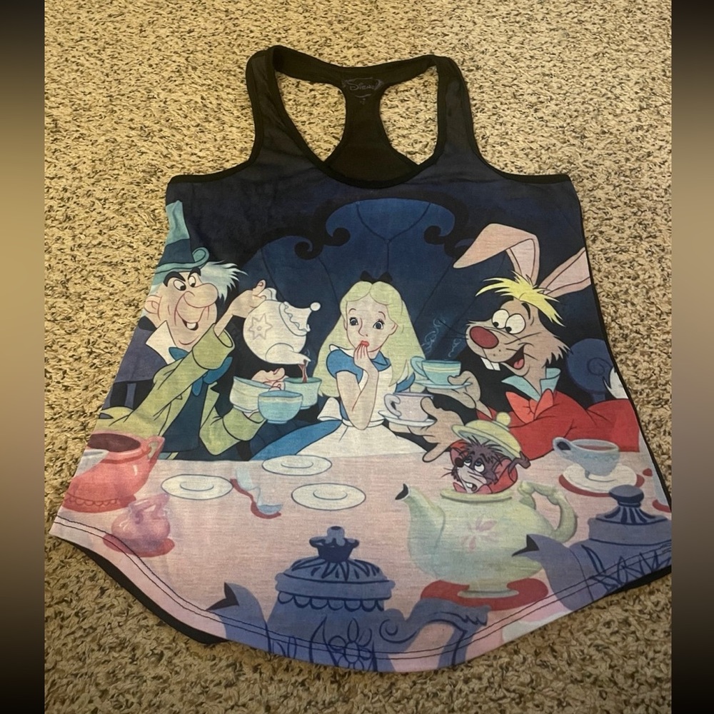 Alice in wonderland tank top